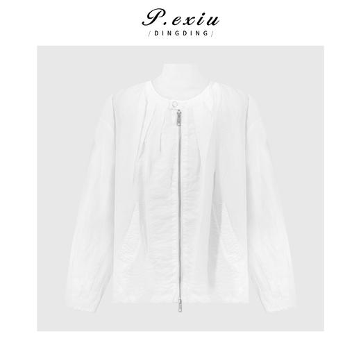 PanYiXiu/潘依绣 人丝春夏薄款宽松量感防晒长袖外套 W-63960 商品图0
