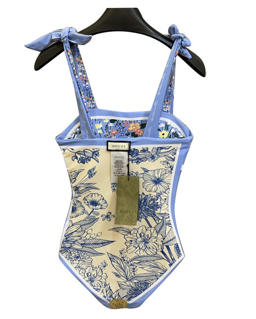 女款双面穿印花连体泳衣la012 商品图4