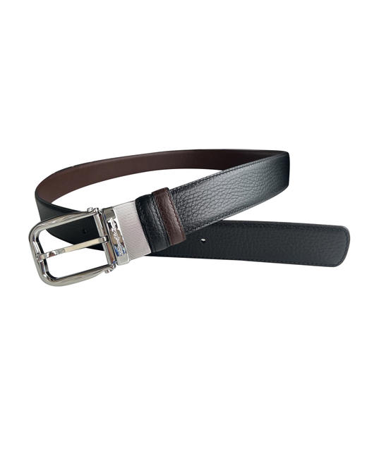 旋转针扣牛皮腰带he 商品图0