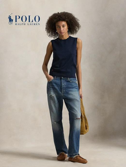 H型直身针织式的套头背心 商品图2