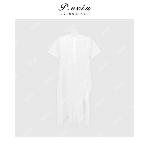 PanYiXiu/潘依绣100%苎麻设计感亲肤透气长款连衣裙 W-63983 商品图1