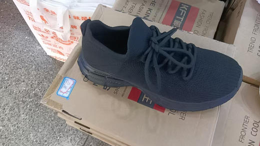 MJ|KFT多运动走路鞋秋季一脚蹬飞织网面运动休闲鞋百搭轻便透气 商品图0