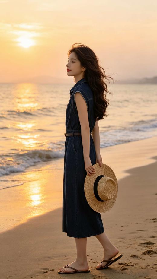 64X013天丝牛仔连衣裙 商品图3