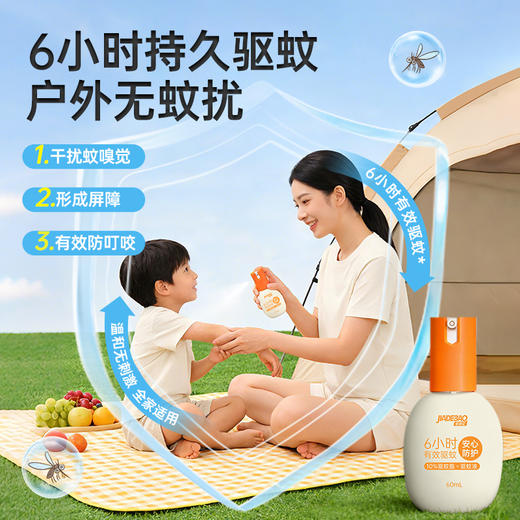 家德宝驱蚊液 驱蚊喷雾户外驱蚊水防蚊液神奇蚊虫花露水避蚊胺 商品图4