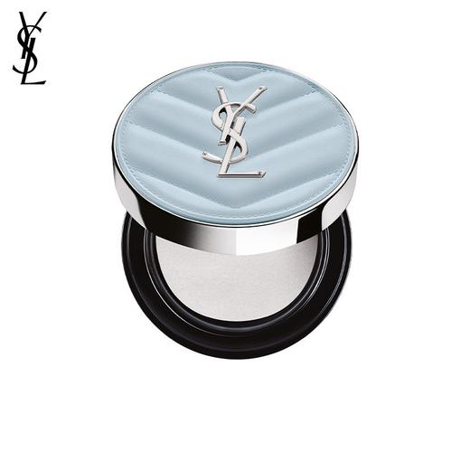 【新品！定妆0粉感 吸油柔雾秒磨皮 平整不坨粉！】YSL圣罗兰2026年新款液体定妆冰气垫 透明色控油持久不脱14g 新期效 商品图3
