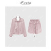 PanYiXiu/潘依绣【浅岚风漾】小众时髦防晒薄款立领抽绳上衣短裤套装 W-62237 商品缩略图0