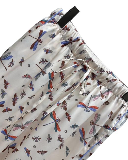 女款丝质印花休闲裤长裤 可配套装zh012 商品图2