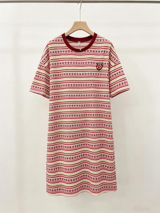 新款超柔软纯棉休闲家居裙0418 商品图2