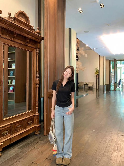 <曾小咸推荐> 4.20新品上新 浅色窄版直筒牛仔裤 日常159！！  活动89！！【预售款，预计3-15天发货】 商品图3