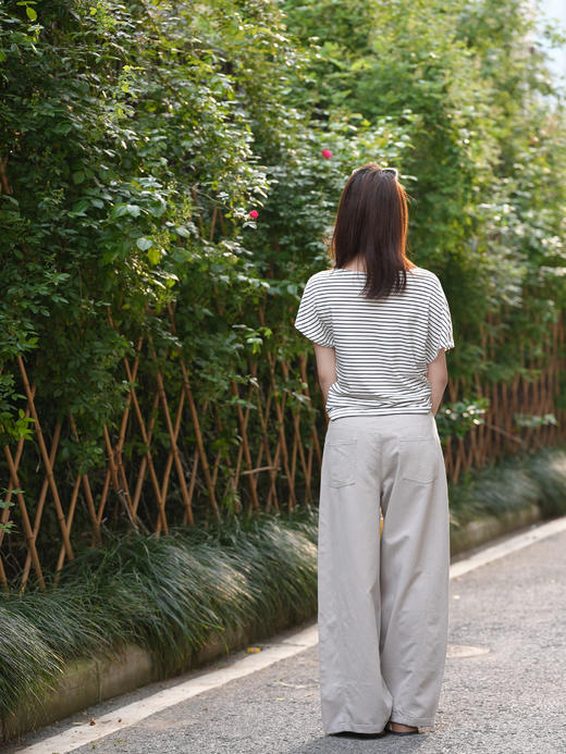 【门店同款】ENJOY夏季亲肤斜肩串珠上衣 171494279 商品图4