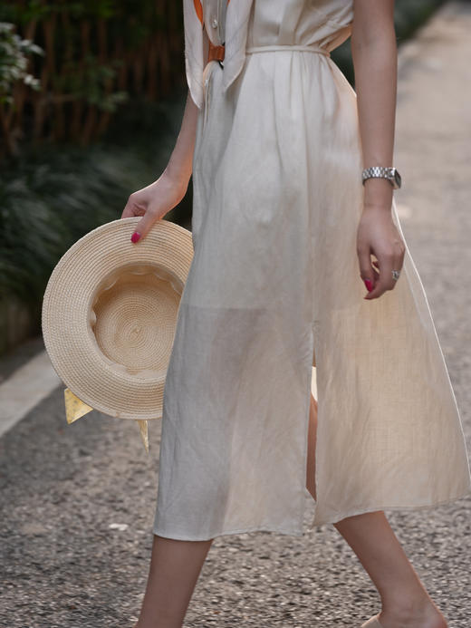 【门店同款】ENJOY夏季高智感丝巾长裙 171546358 商品图2