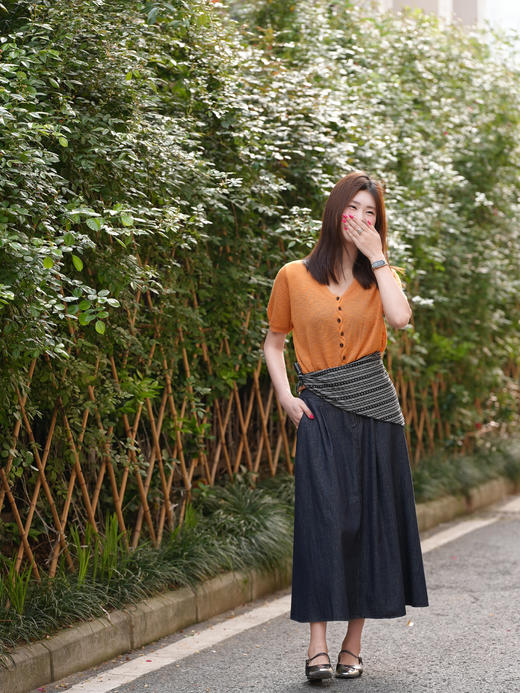 【门店同款】ENJOY夏季扭结排扣针织 171493356 商品图1