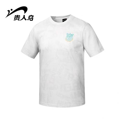 XXM夏季新品 贵人鸟2025字母个性休闲舒适柔软圆领短袖T恤T1252163 商品图0