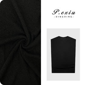 PanYiXiu/潘依绣100%羊毛设计款柔软轻透小飞袖上衣 W-63000