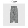 PanYiXiu/潘依绣 【轻氧松弛裤】人丝复古港风格纹九分休闲裤 W-62907 商品缩略图2