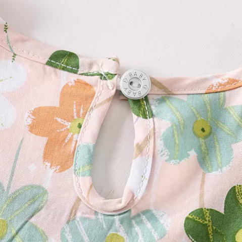 【49.9元3条】夏季薄款儿童棉绸连衣裙 女童碎花吊带连衣裙 商品图1