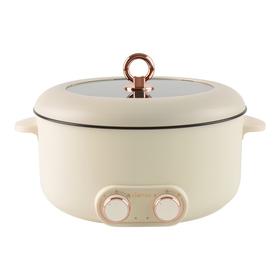 联创 鸳鸯电火锅 DF-BL8030M 分格电热锅涮烤一体家用大容量