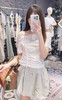 玛克门店发货：【奥莱】SGPR不对称斜肩小众设计感抽褶T恤货号：MU86TS254 商品缩略图2