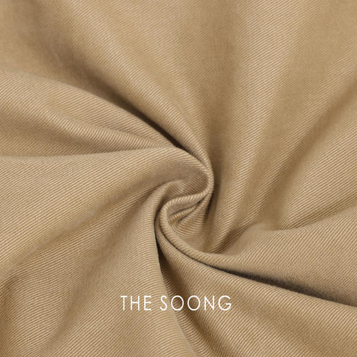THESOONG|’柔雾工装裙‘水洗高密斜纹棉肌理感显瘦中腰半身裙8957 商品图7