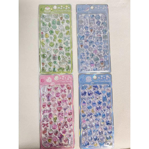 萌粒水晶贴纸卡通贴纸-纪念日百货门店同款171397321 商品图3