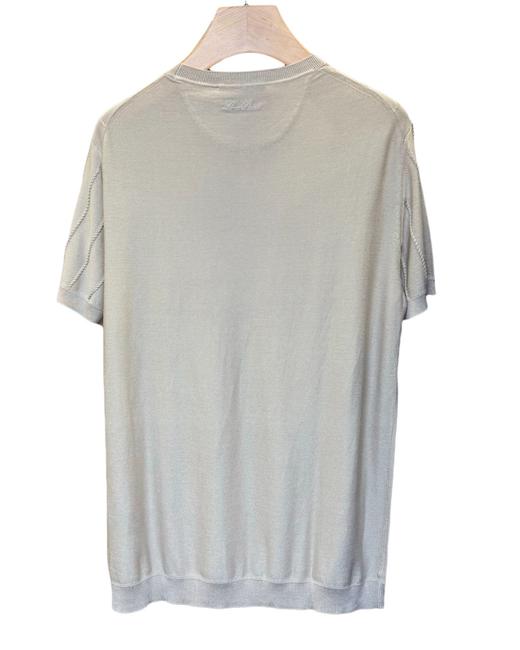 男款刺绣针织短袖T恤lv015 商品图2