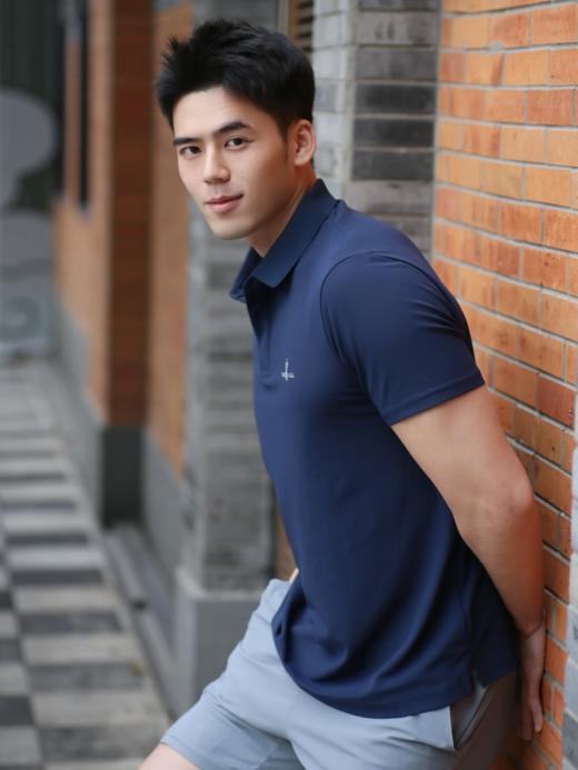 毒家！ 三色比音勒芬（Biemlfdlkk）男士高尔夫系列冰丝 Polo 衫短袖 商品图5