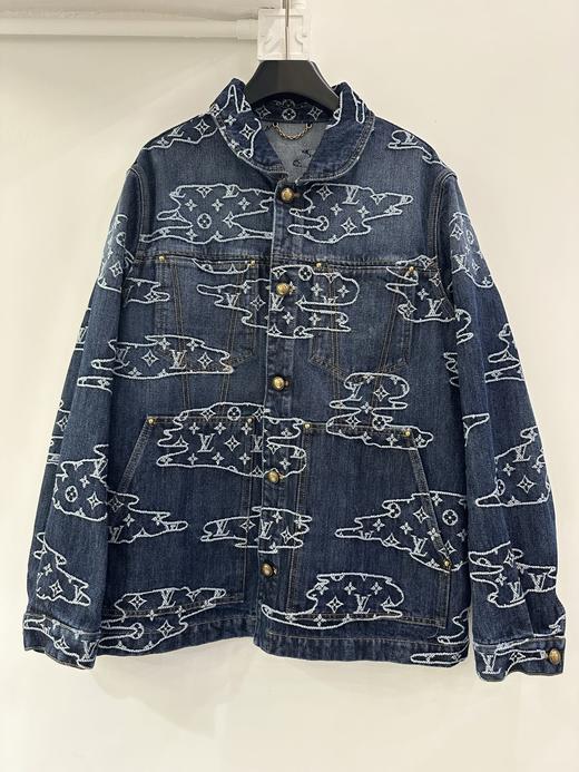 中性款Monogram 牛仔布工装外套la 商品图0
