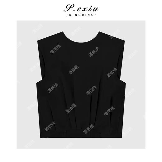 PanYiXiu/潘依绣【优雅进阶】羊毛法式优雅气质收腰无袖马甲 SH0801 商品图2