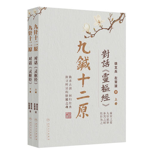 全2册 九针十二原——对话《灵枢经》（上册+下册）徐文兵 左常波 著 临床医学 学习中医的必读之书 9787117395052人民卫生出版社 商品图1