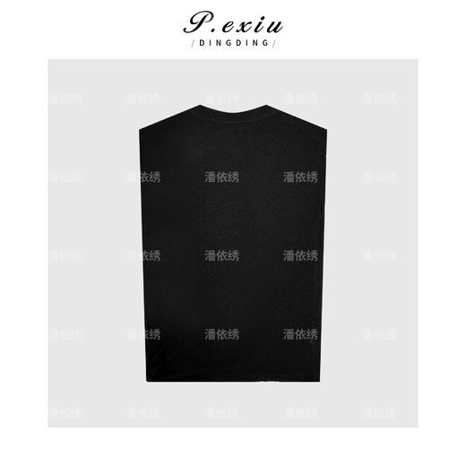 PanYiXiu/潘依绣100%羊毛设计款柔软轻透小飞袖上衣 W-63000 商品图2