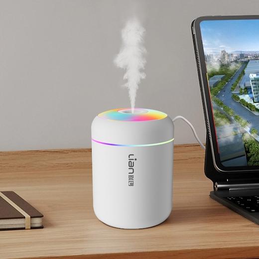 联创 炫彩加湿器 DF-HU0901M 七彩夜灯静音大雾量桌面加湿 商品图1