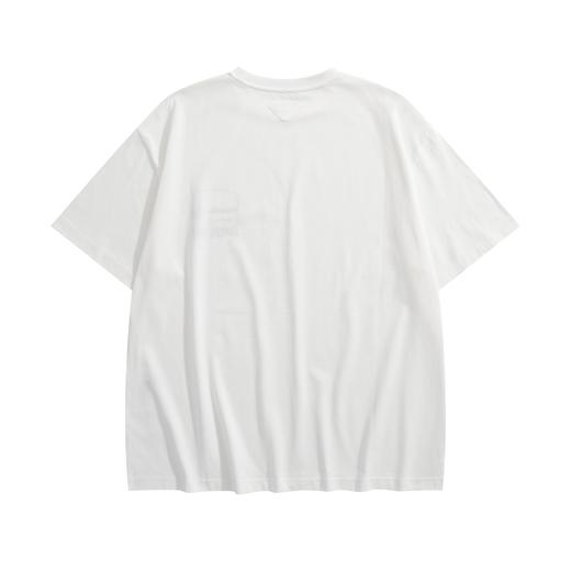 中性款棉质印花短袖T恤ba020 商品图1