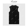 PanYiXiu/潘依绣设计感飘带单排扣时髦高级感无袖背心 W-63355 商品缩略图1