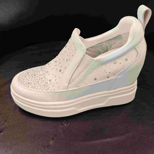 LFGJ凌介 18809内增高网纱钻饰休闲鞋 商品图1