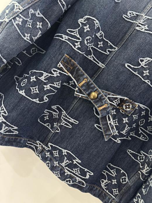 中性款Monogram 牛仔布工装外套la 商品图2