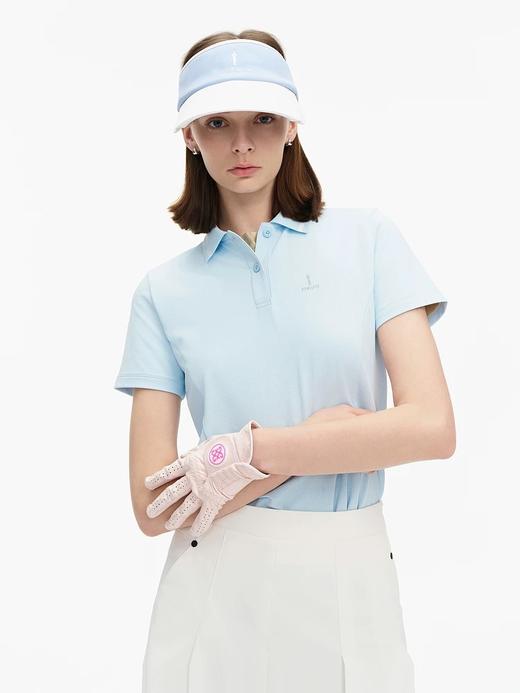付款减库存正品订单，只有 120件，保真，比音勒芬女士速干Polo衫黑白撞色+品牌字母织带     打球短袖 商品图1