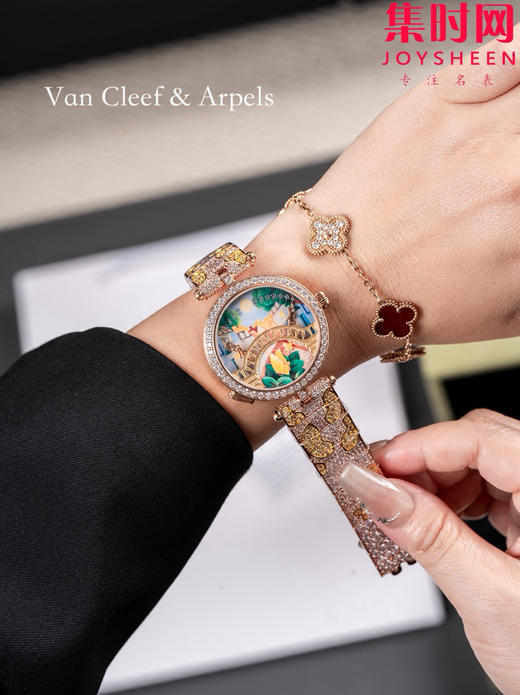 5G梵克雅宝 诗意复杂功能系列 四季情人桥 女士腕表 表径38mm 恋人之桥浪漫的手表 商品图5