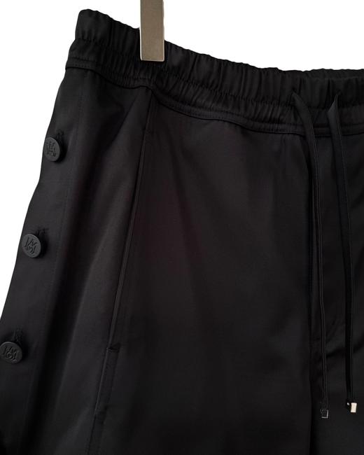 男款两侧扣刺绣宽松短裤he 商品图2