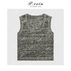 PanYiXiu/潘依绣【轻氧呼吸】天-丝花纱粗针无袖U领针织马甲 L2591 商品缩略图1