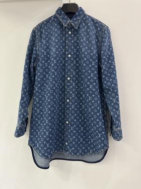 女款Monogram 牛仔衬衫外套la