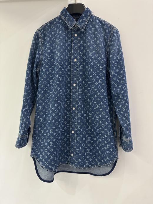 女款Monogram 牛仔衬衫外套la 商品图0