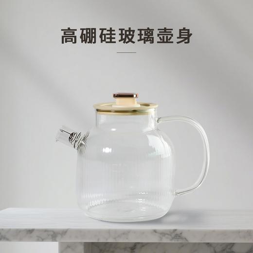 联创 花茶壶 DF-EP0361M 玻璃煮茶器养生烧水壶小型电陶炉 商品图2