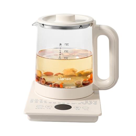 联创 养生壶 DF-EP0868M 全自动加厚玻璃煮茶器炖汤壶 商品图0
