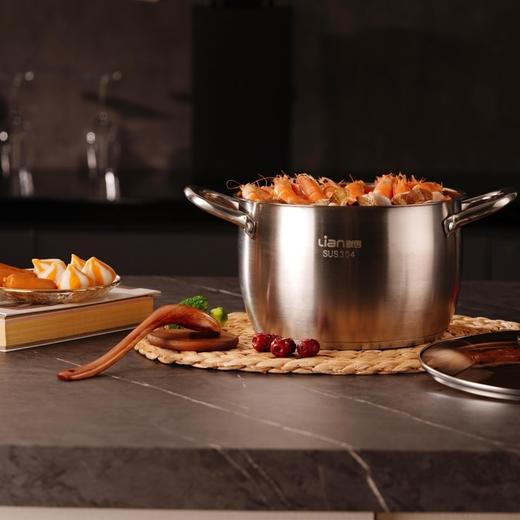 联创 膳曜汤锅 DF-CP106M 加厚不锈钢炖锅燃气锅 商品图1