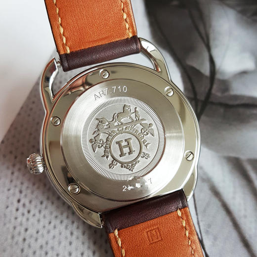 【95新】HERMES 爱马仕035184WW00自动机械机芯日期显示41MM（男款）ARCEAU系列 精钢130426NJS01 商品图6