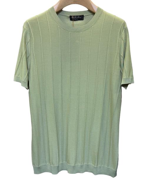 男款刺绣针织短袖T恤lv015 商品图0