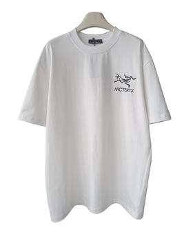 中性款厚棉印花宽松短袖T恤ba003