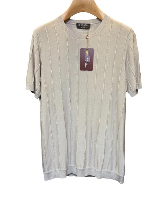 男款刺绣针织短袖T恤lv015 商品图1