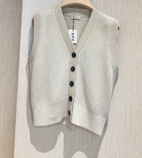 女款针织背心开衫毛衣hu006