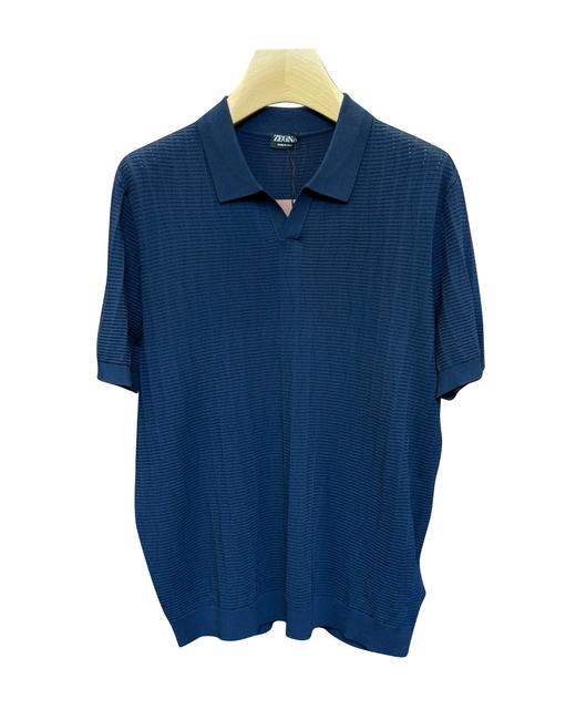 男款针织开领短袖Polo衫la 商品图0